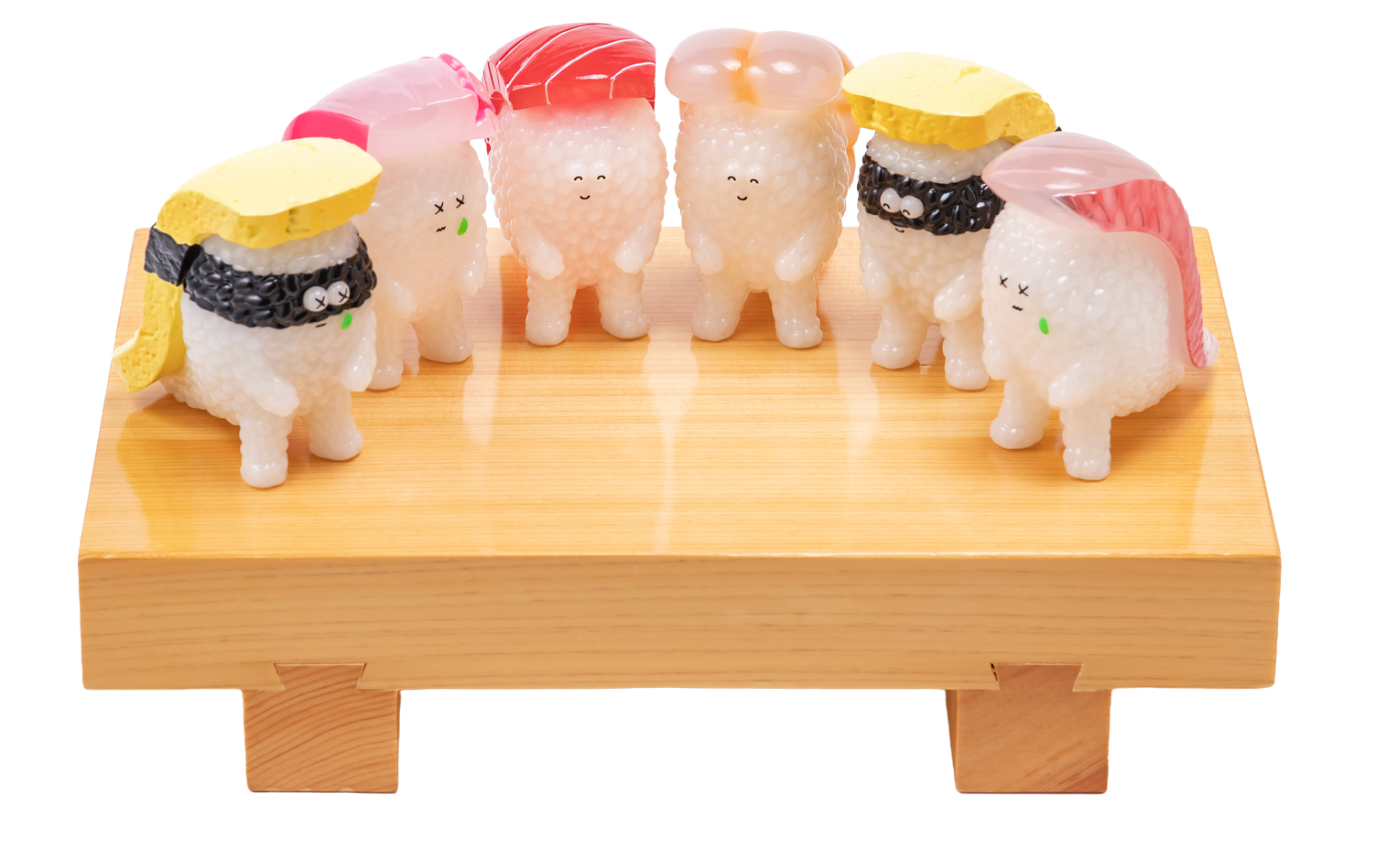 Sushi Kaiju Sushi L.A. Figure Collection 4: HAPPY SMILE & DEEP SADNESS (BOX of 8pcs)