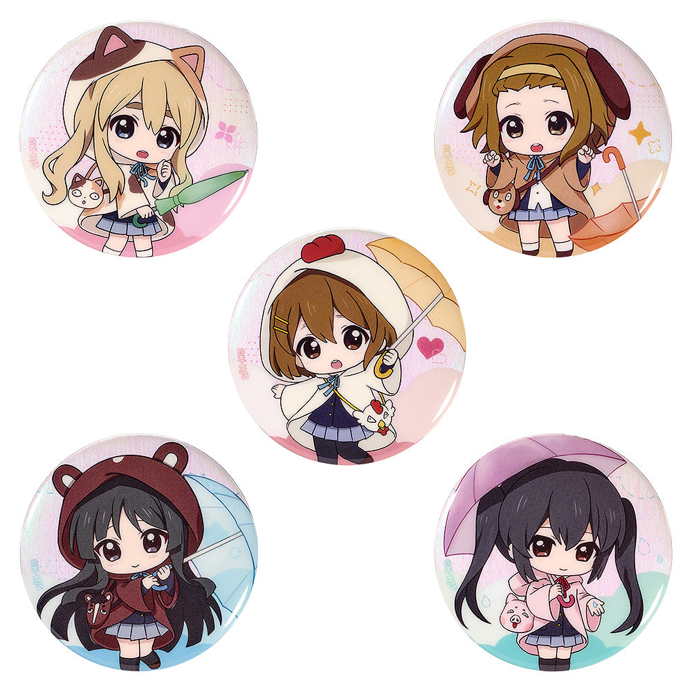 K-ON! Fluffy Rain Series Collectible Pinback Button (BOX of 5pcs)