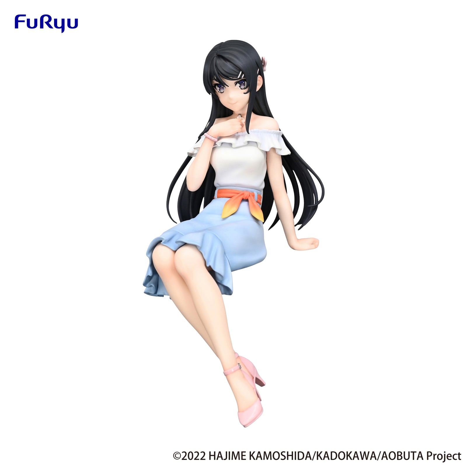 Rascal Does Not Dream Series Noodle Stopper Figure Mai Sakurajima Summer Outfit ver