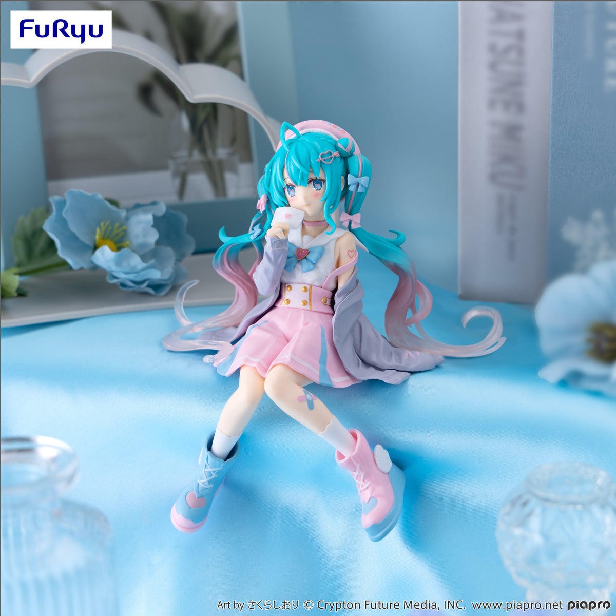 Hatsune Miku Noodle Stopper Figure Love Sailor Grey Color ver