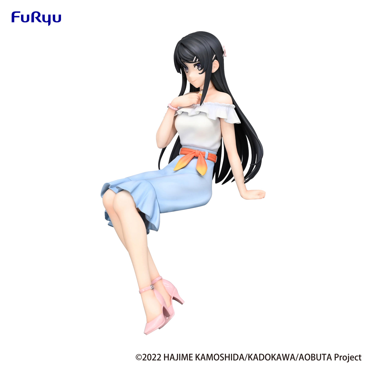Rascal Does Not Dream Series Noodle Stopper Figure Mai Sakurajima Summer Outfit ver