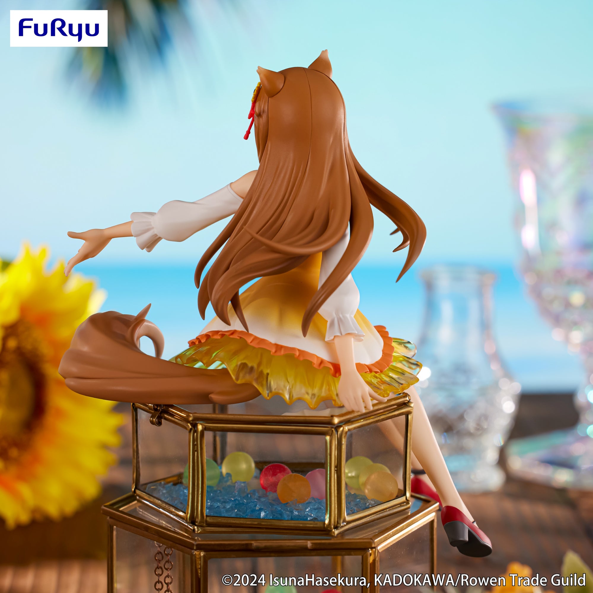 Spice and Wolf Noodle Stopper Figure Holo Sunflower Dress ver