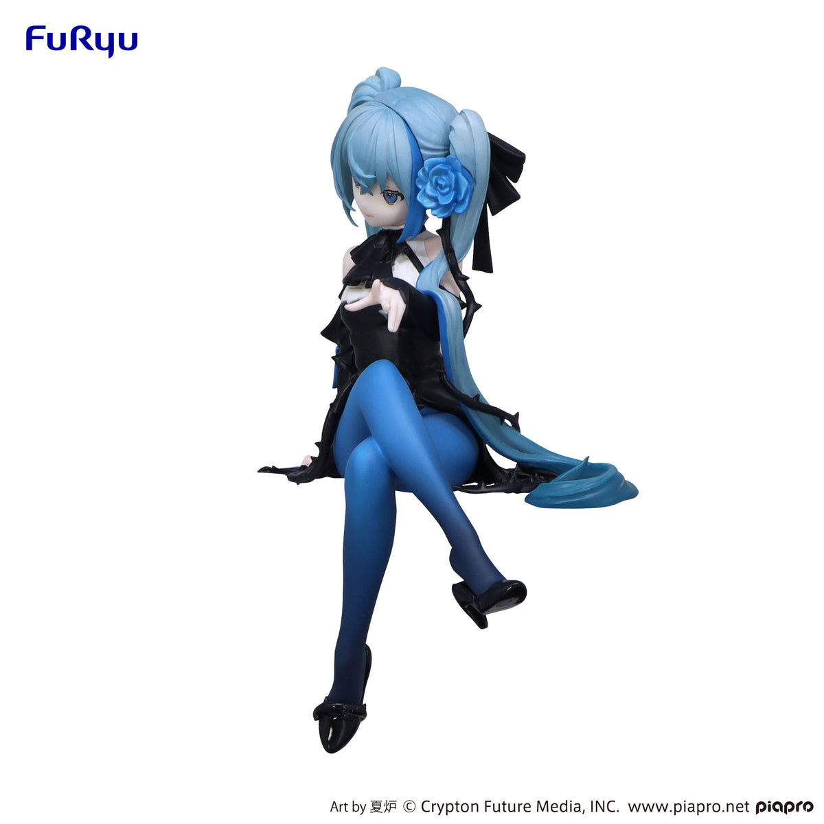 Hatsune Miku Noodle Stopper Figure Blue Rose
