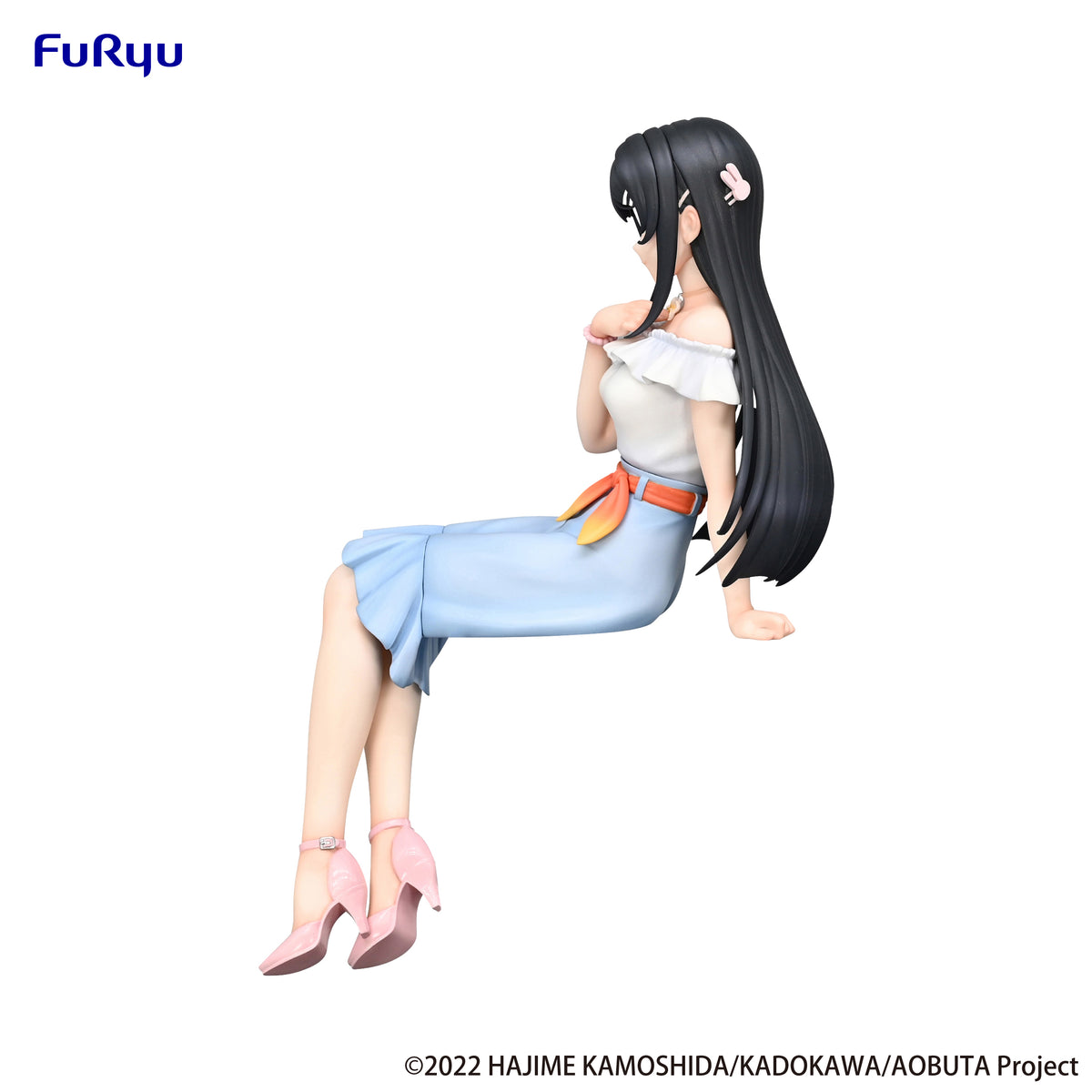 Rascal Does Not Dream Series Noodle Stopper Figure Mai Sakurajima Summer Outfit ver