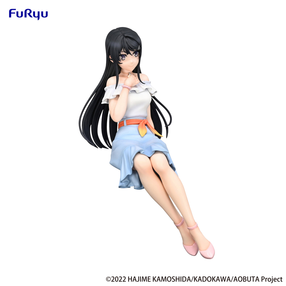 Rascal Does Not Dream Series Noodle Stopper Figure Mai Sakurajima Summer Outfit ver