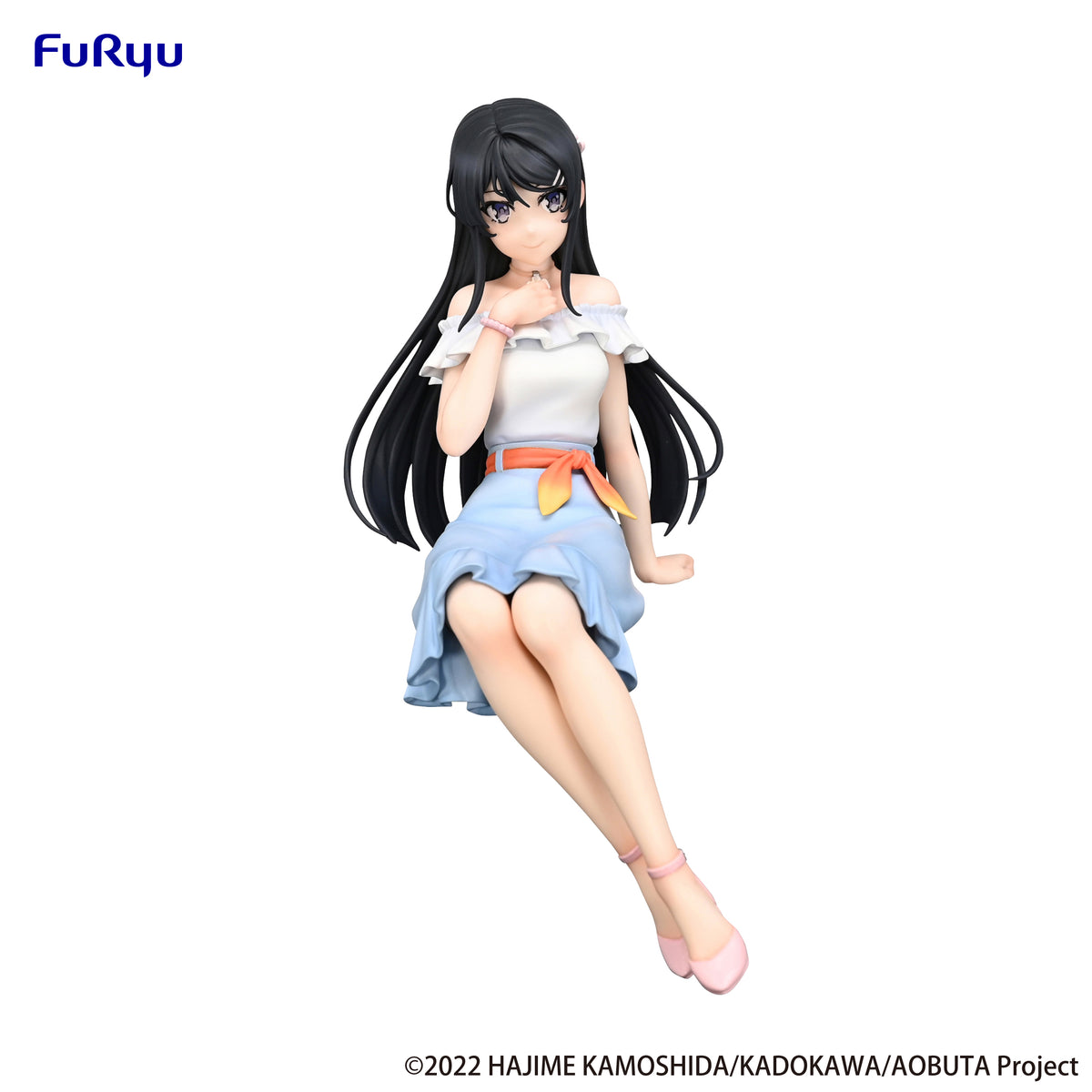 Rascal Does Not Dream Series Noodle Stopper Figure Mai Sakurajima Summer Outfit ver