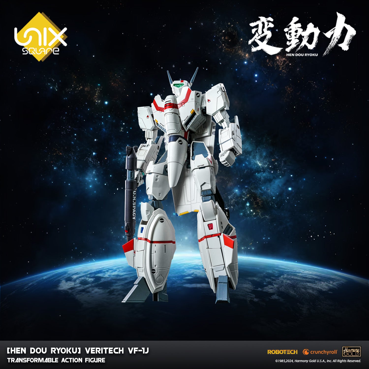 Hen Dou Ryoku Veritech VF-1J Transformable Action Figure