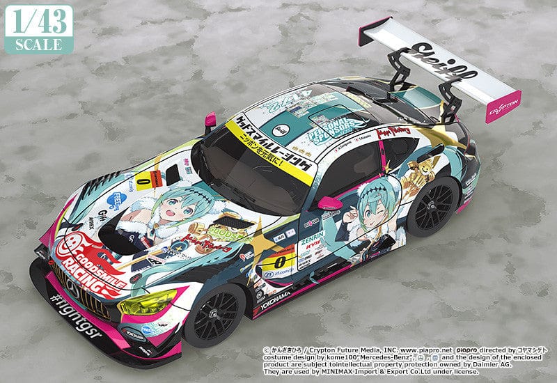 Good Smile Company 1/43rd Scale Good Smile Hatsune Miku AMG: 2018 Final Race Ver