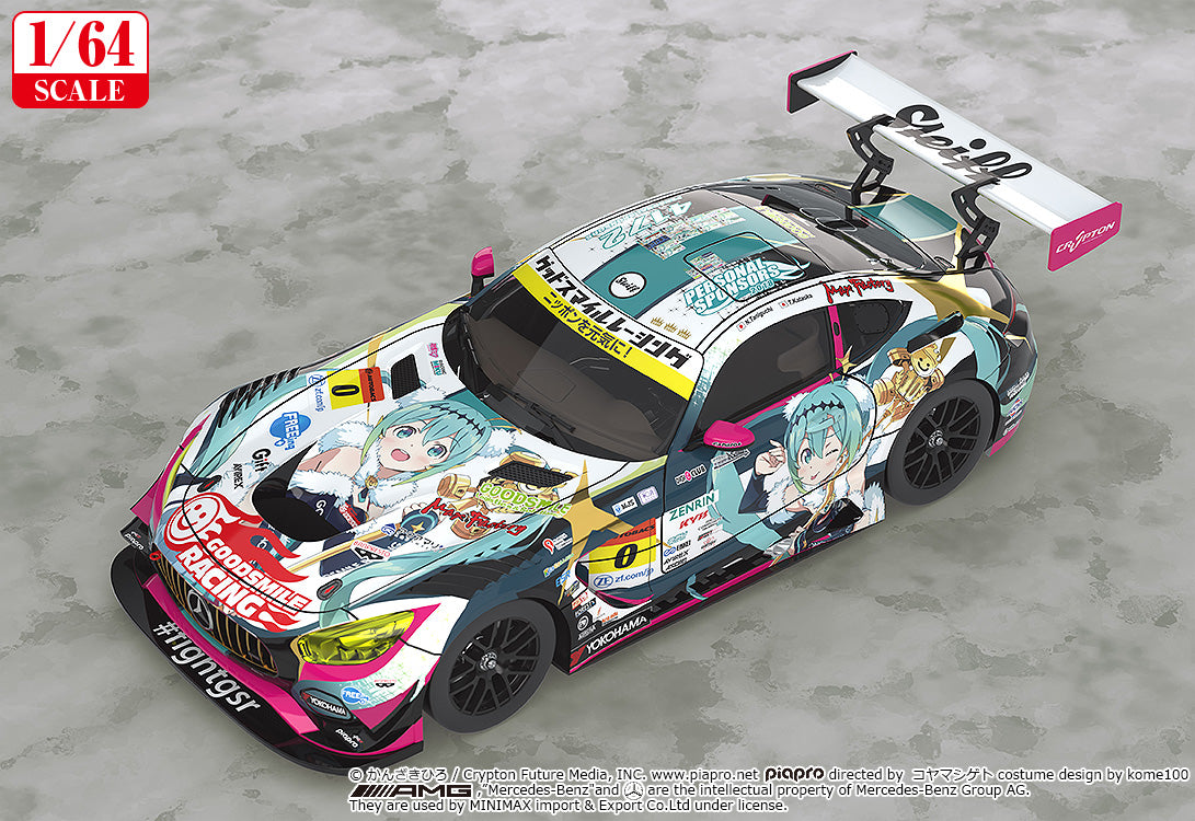Hatsune Miku GT Project 1/64 Scale Good Smile Hatsune Miku AMG 2018 SUPER GT Ver (rerun)