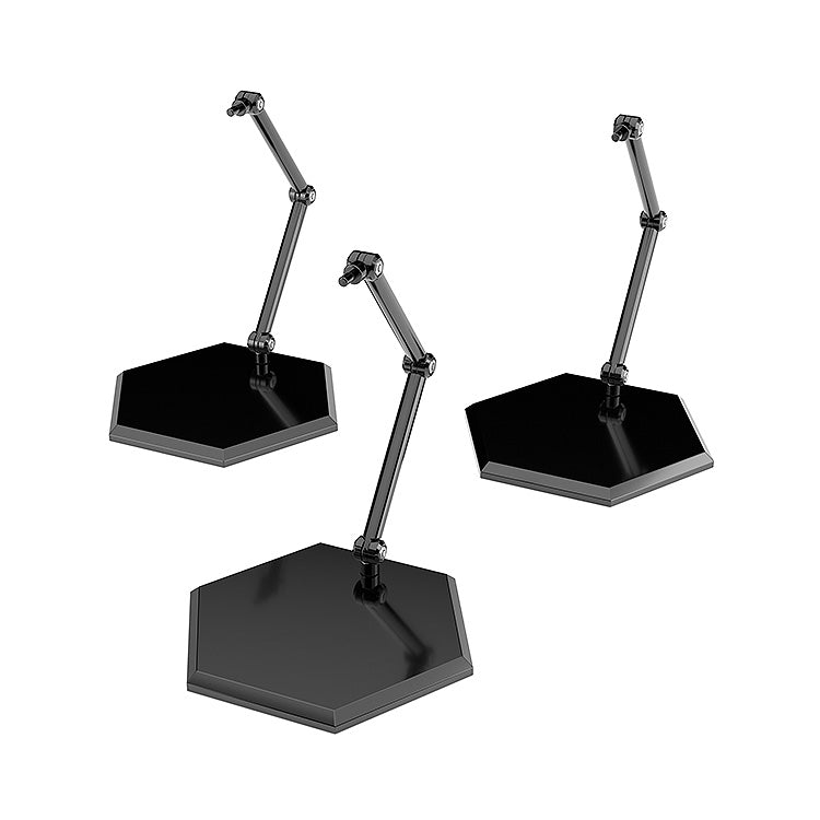 The Simple Stand x3 Black (for Figures &amp; Models) Hex Type