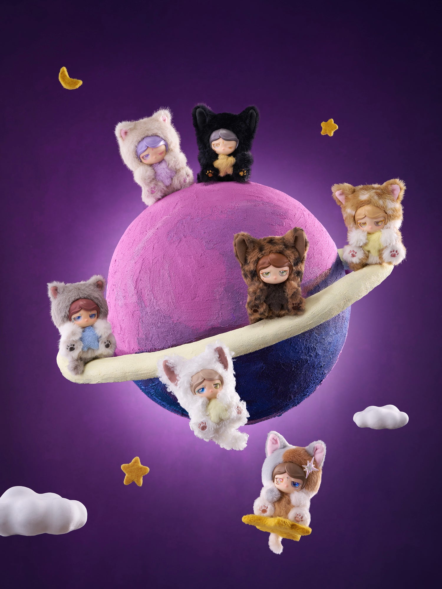 Planet Cat Wishing Star Series (BOX of 6pcs)