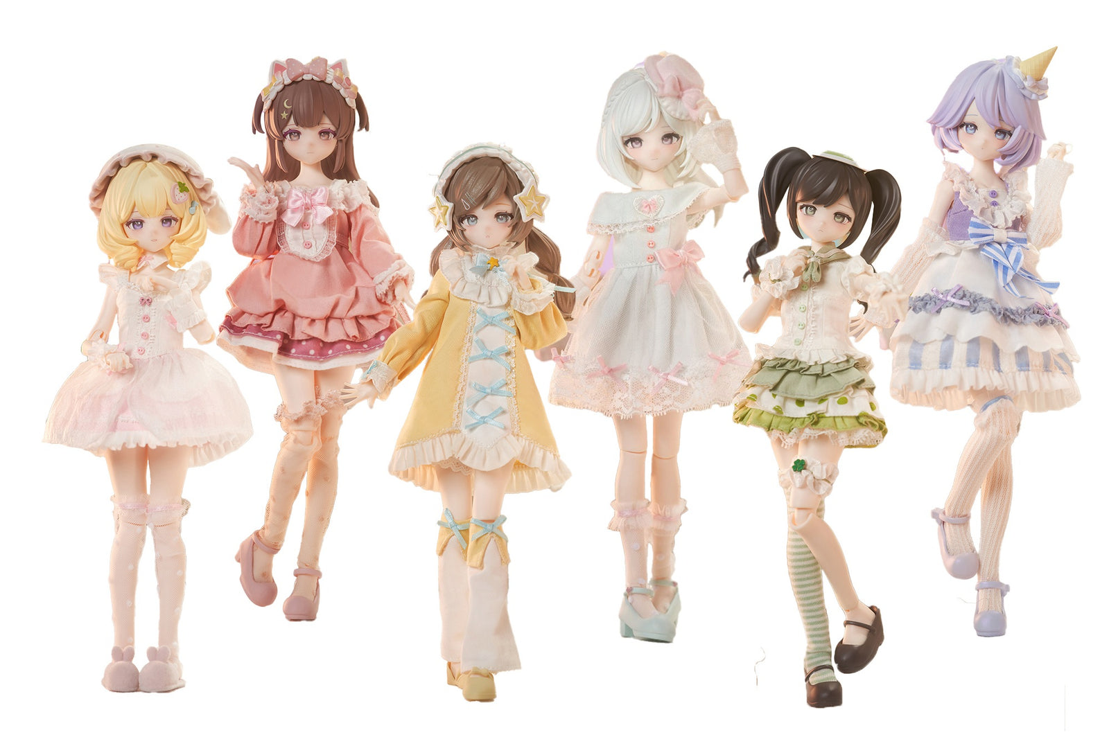 Good Night ojosama Awayuki & Shintou Collection (6 figures set)