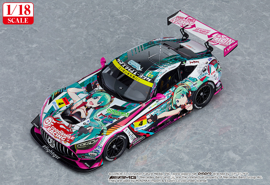 Hatsune Miku GT Project 1/18th Scale Good Smile Hatsune Miku AMG 2020 SUPER GT Okayama Test Ver (rerun)