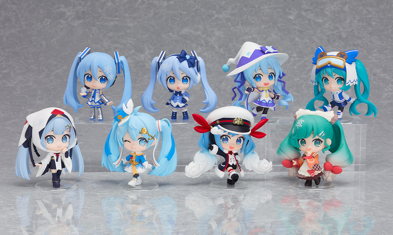 Hatsune Miku Blind Box Series : Snow Miku All Stars Figure Collection Vol 1 (BOX of 8pcs)