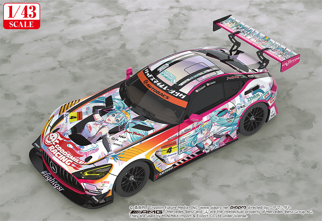 Hatsune Miku GT Project 1/43rd Scale Good Smile Hatsune Miku AMG 2021 SUPER GT 100th Race Commemorative Ver (rerun)
