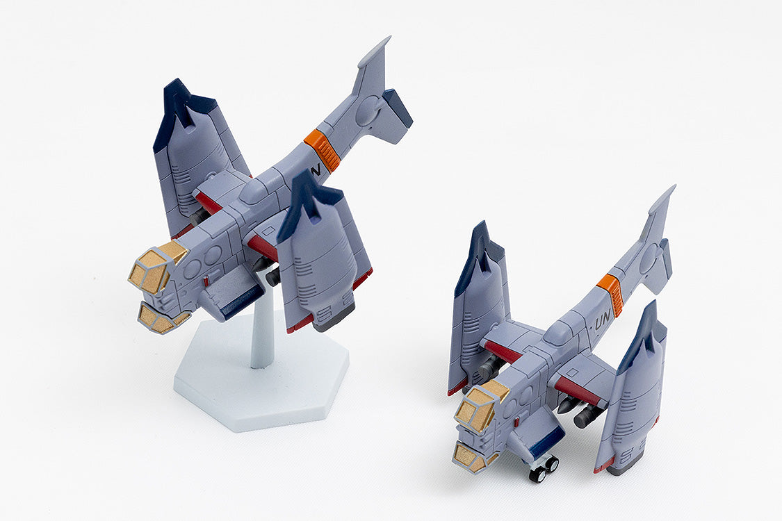 Rebuild of Evangelion SYUTO Tiny Scale 1/350 UNAF Close Air Support VTOL Aircraft YAGR-3B