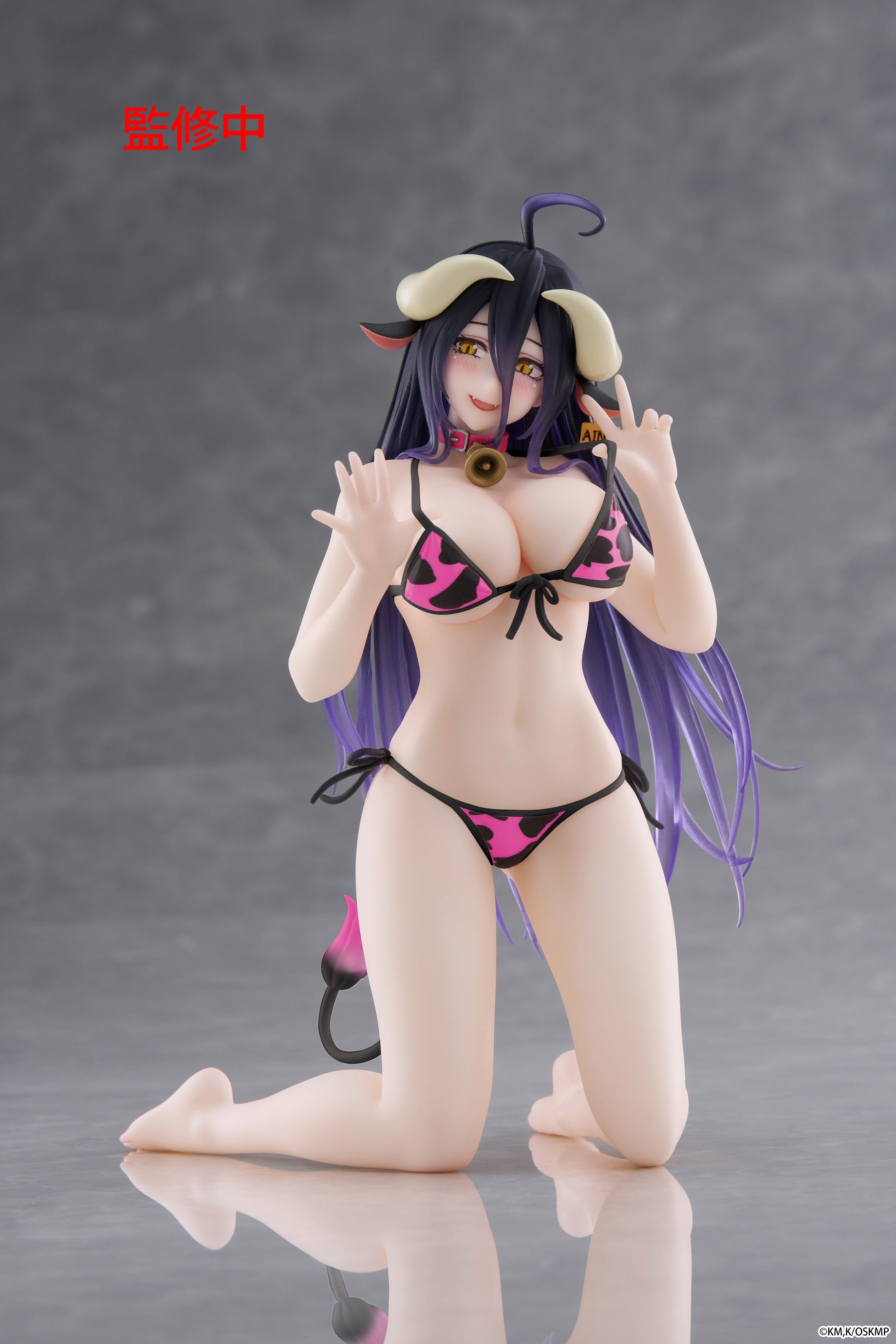 OVERLORD Desktop Cute Figure Albedo Cow-Print Swimsuit Ver Renewal