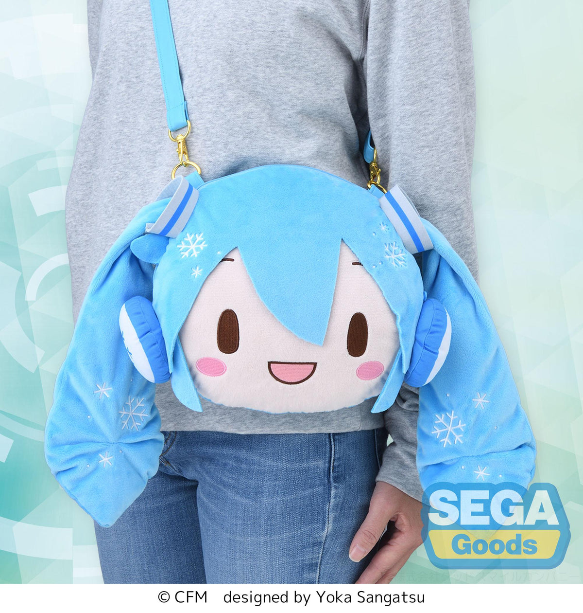 Snow Miku fuwa petit Snow Miku Shoulder Bag