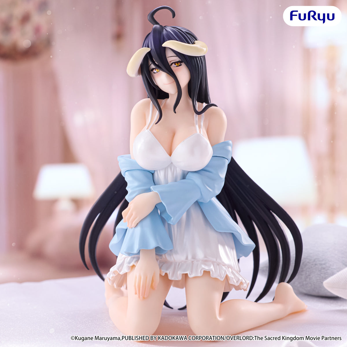 OVERLORD Noodle Stopper Figure Albedo Loungewear Pearl White ver