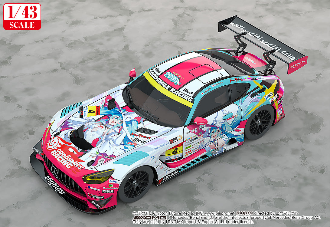 Hatsune Miku GT Project 1/43 Good Smile Hatsune Miku AMG 2024 Season Opening Ver (rerun)