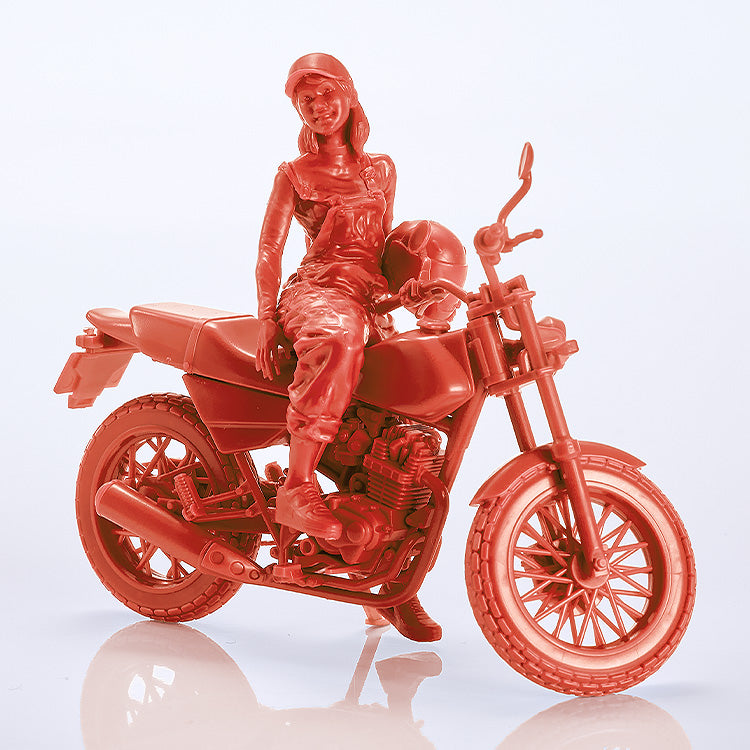 PLAMAX MF-103 Rider's portrait Honda FTR 223 Red