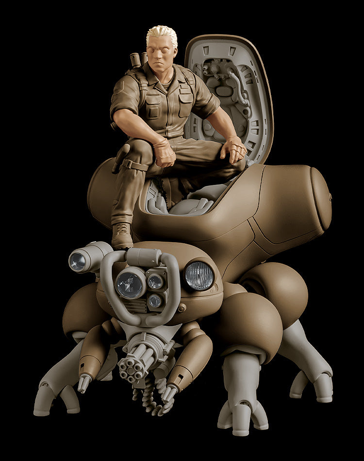 Ghost in the Shell (Manga Edition) PLAMAX minimum factory MF-95 Batou with Fuchikoma