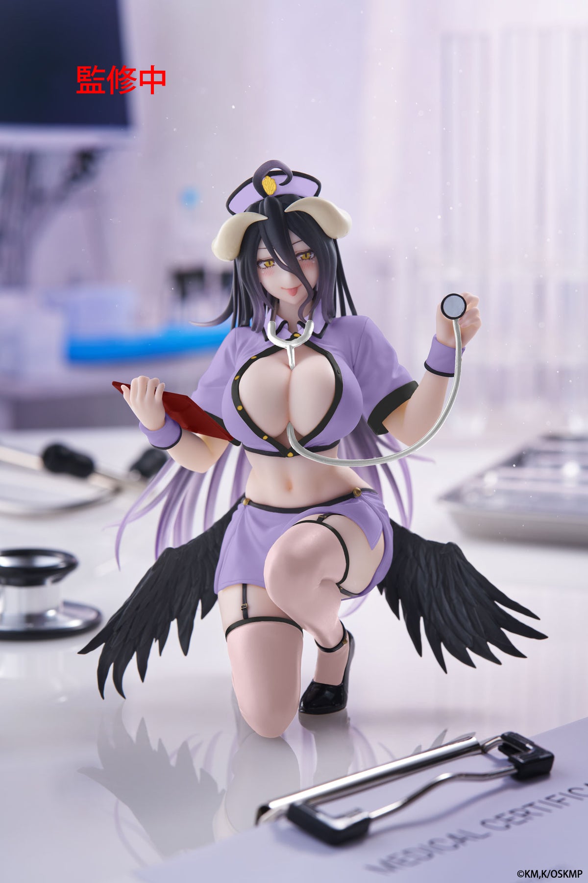 OVERLORD Desktop Cute Figure Albedo Nurse Ver Renewal