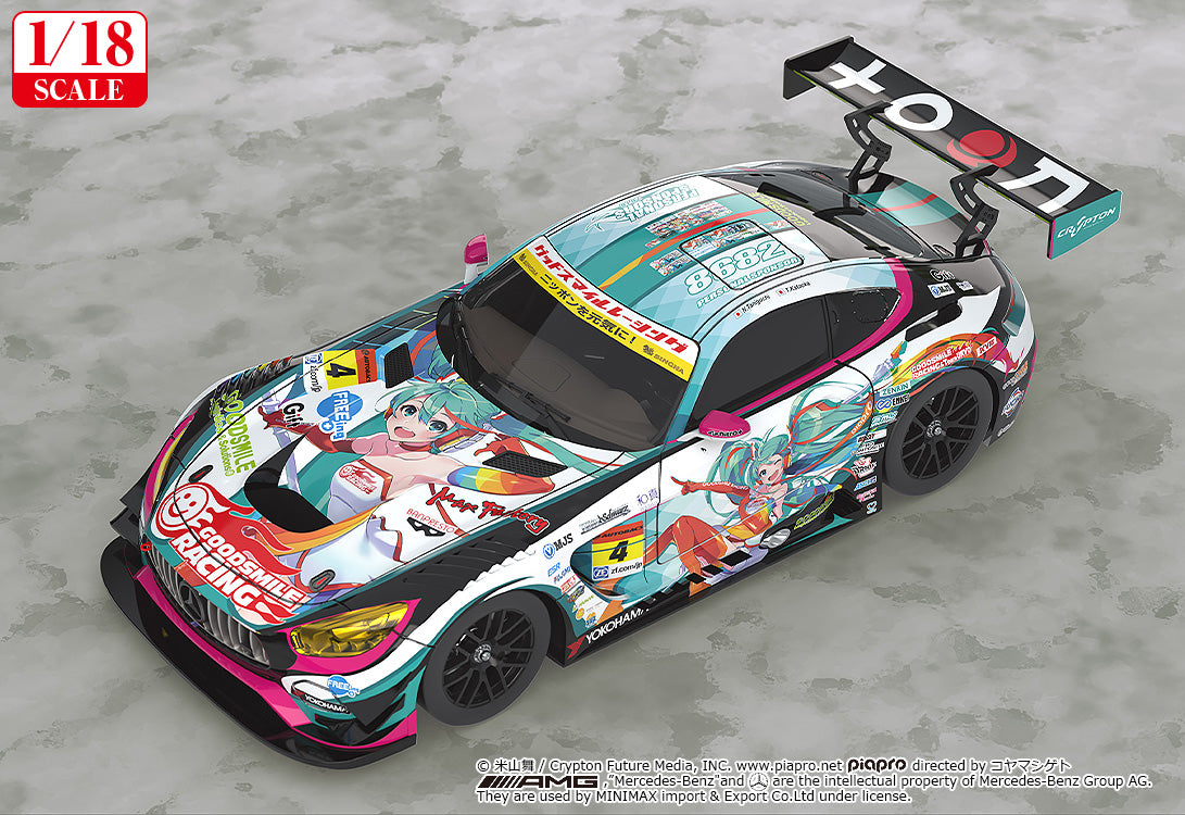 Hatsune Miku GT Project 1/18th Scale Good Smile Hatsune Miku AMG 2016 SUPER GT Ver (rerun)