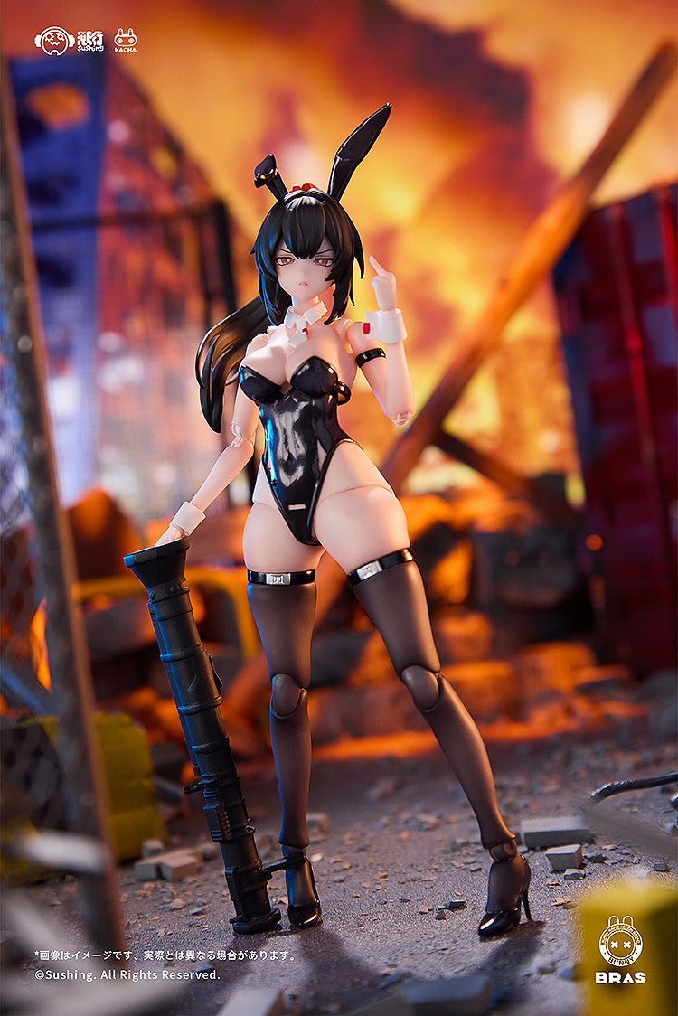 BUNNY RAPID ACTION SQUAD Attacker Runa 1/12 Articulated Figure