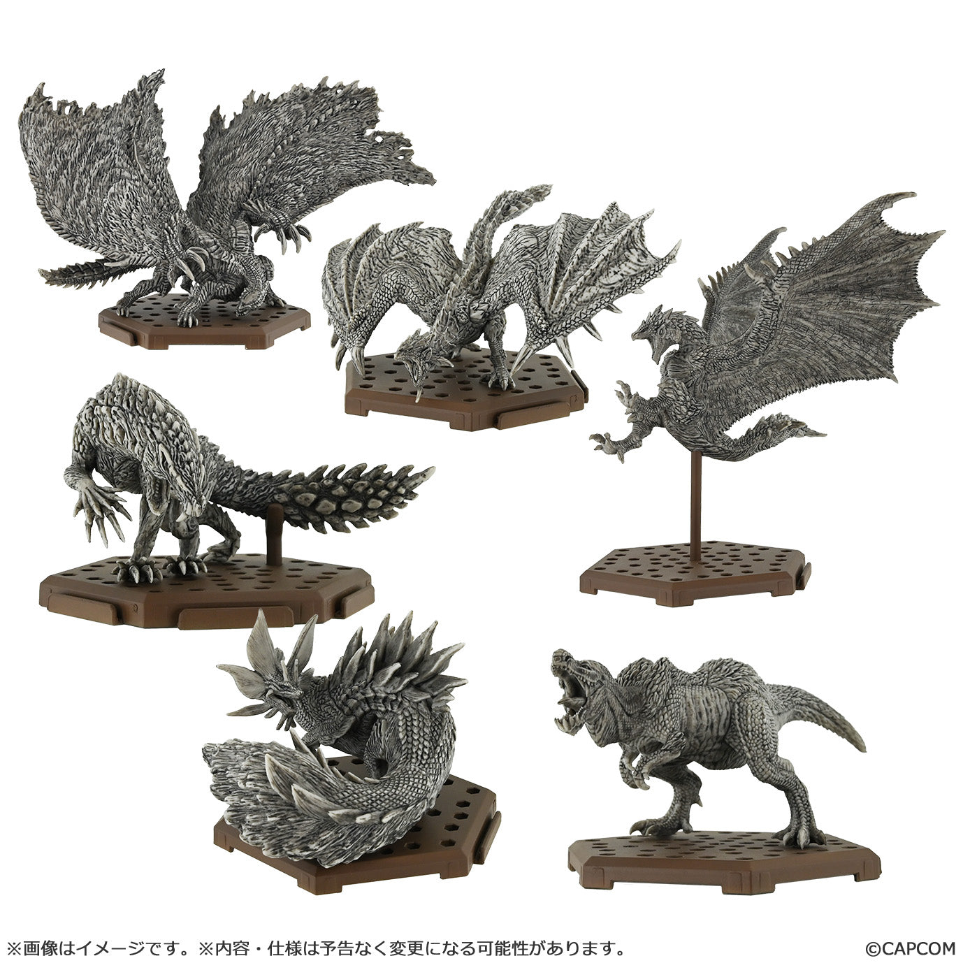 Monster Hunter Capcom Figure Builder Monster Hunter Standard Model Plus Stone Ver. Vol.1 (SET of 6pcs)