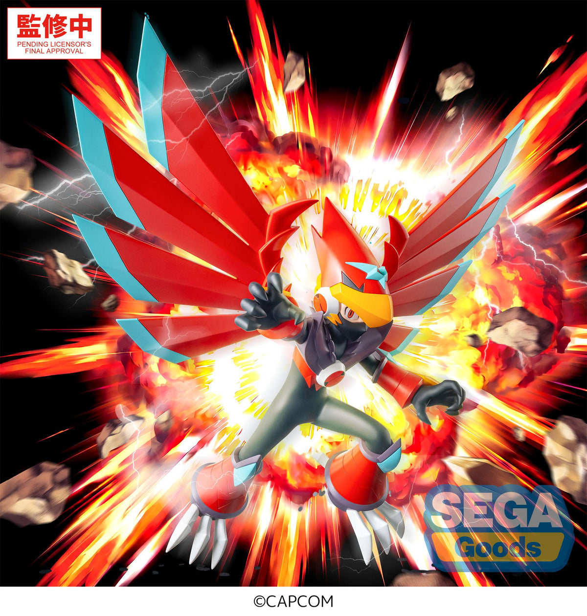 Mega Man Battle Network Luminasta Mega Man Falzar Beast