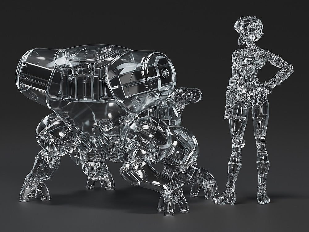 Ghost in the Shell (Manga Edition) PLAMAX minimum factory MF-96 Motoko Kusanagi with Fuchikoma: Thermoptic Camouflage Ver.