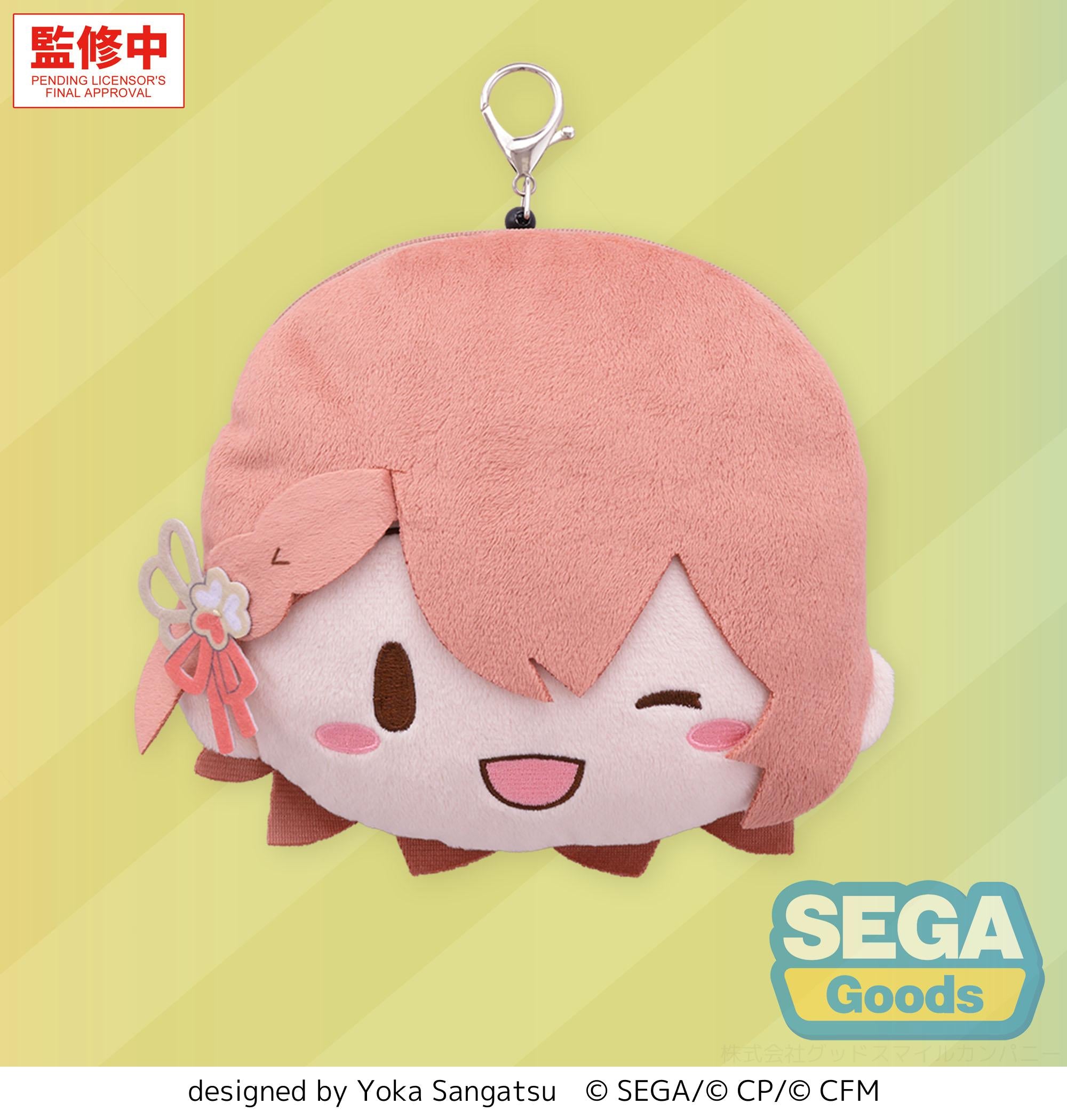 HATSUNE MIKU: COLORFUL STAGE! fuwa petit Face Pouch with Reel Minori Hanasato