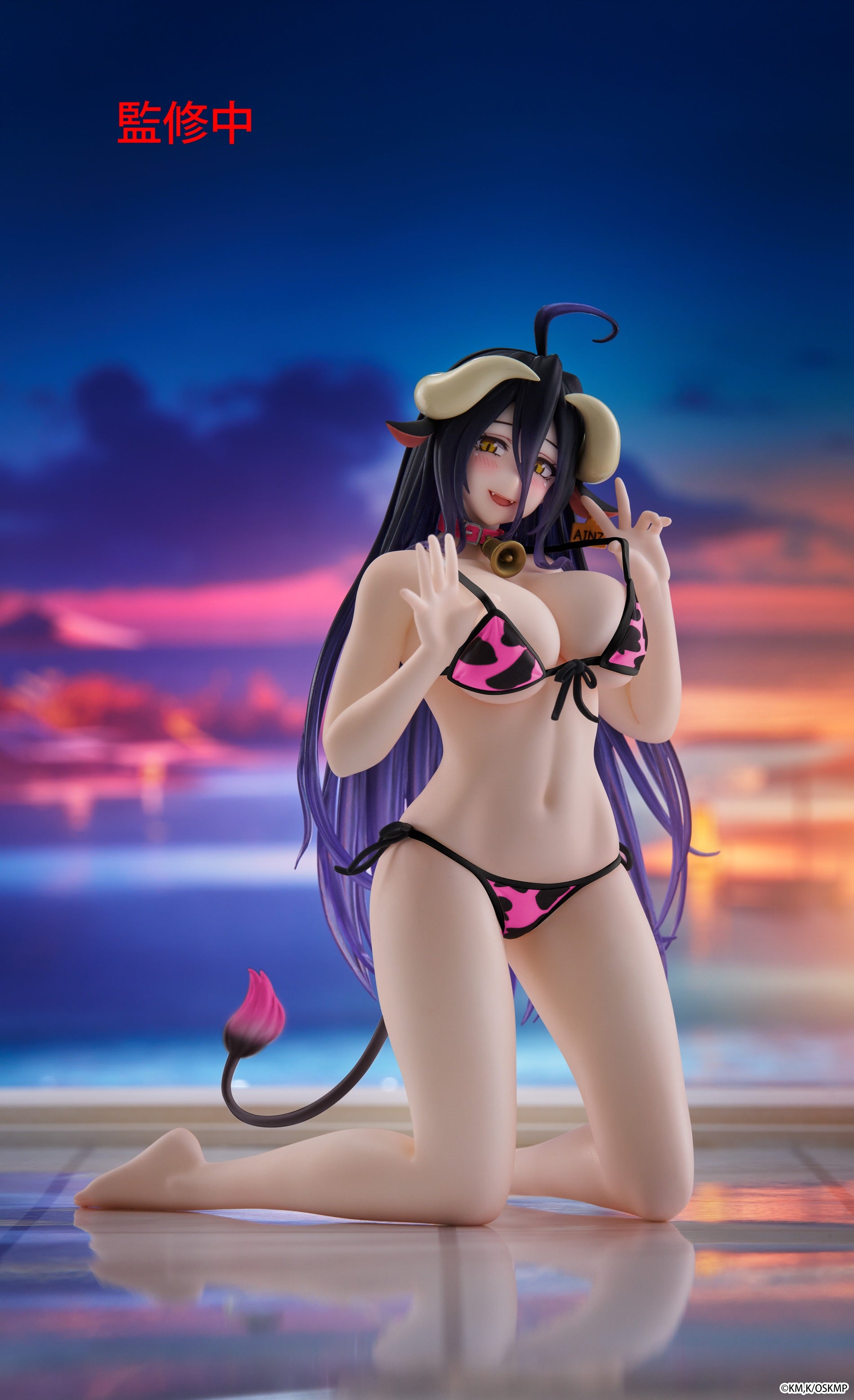 OVERLORD Desktop Cute Figure Albedo Cow-Print Swimsuit Ver Renewal