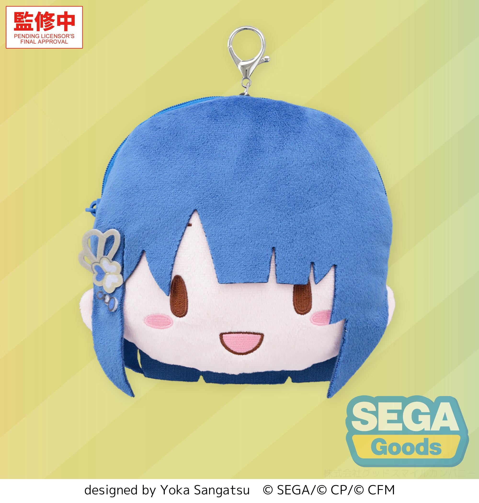 HATSUNE MIKU: COLORFUL STAGE! fuwa petit Face Pouch with Reel Haruka Kiritani