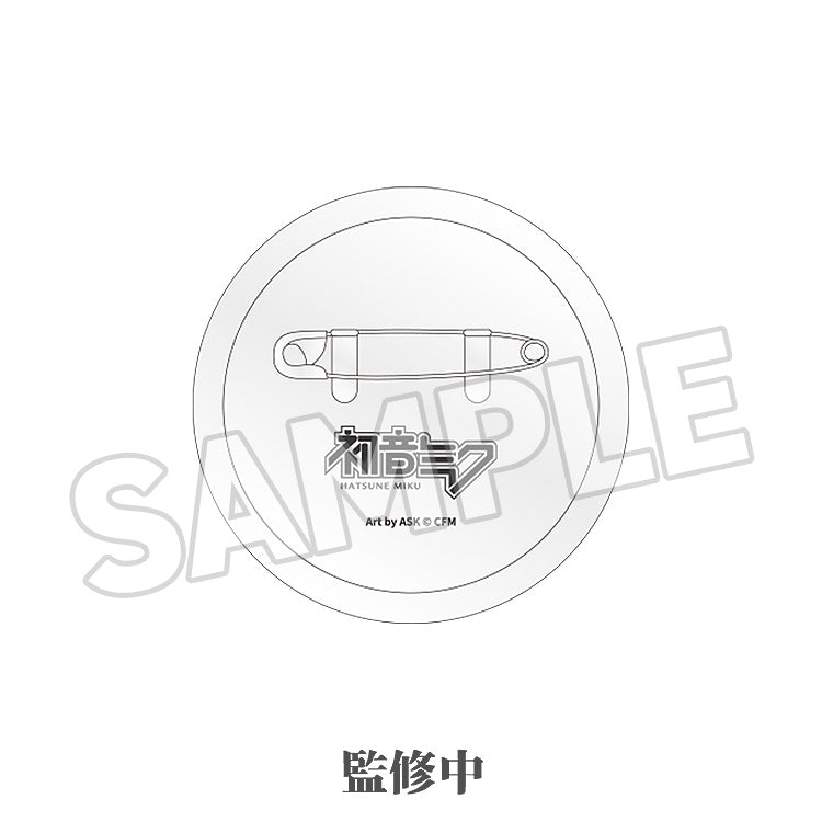 Hatsune Miku Pinback Button Meihua Sannong Ver