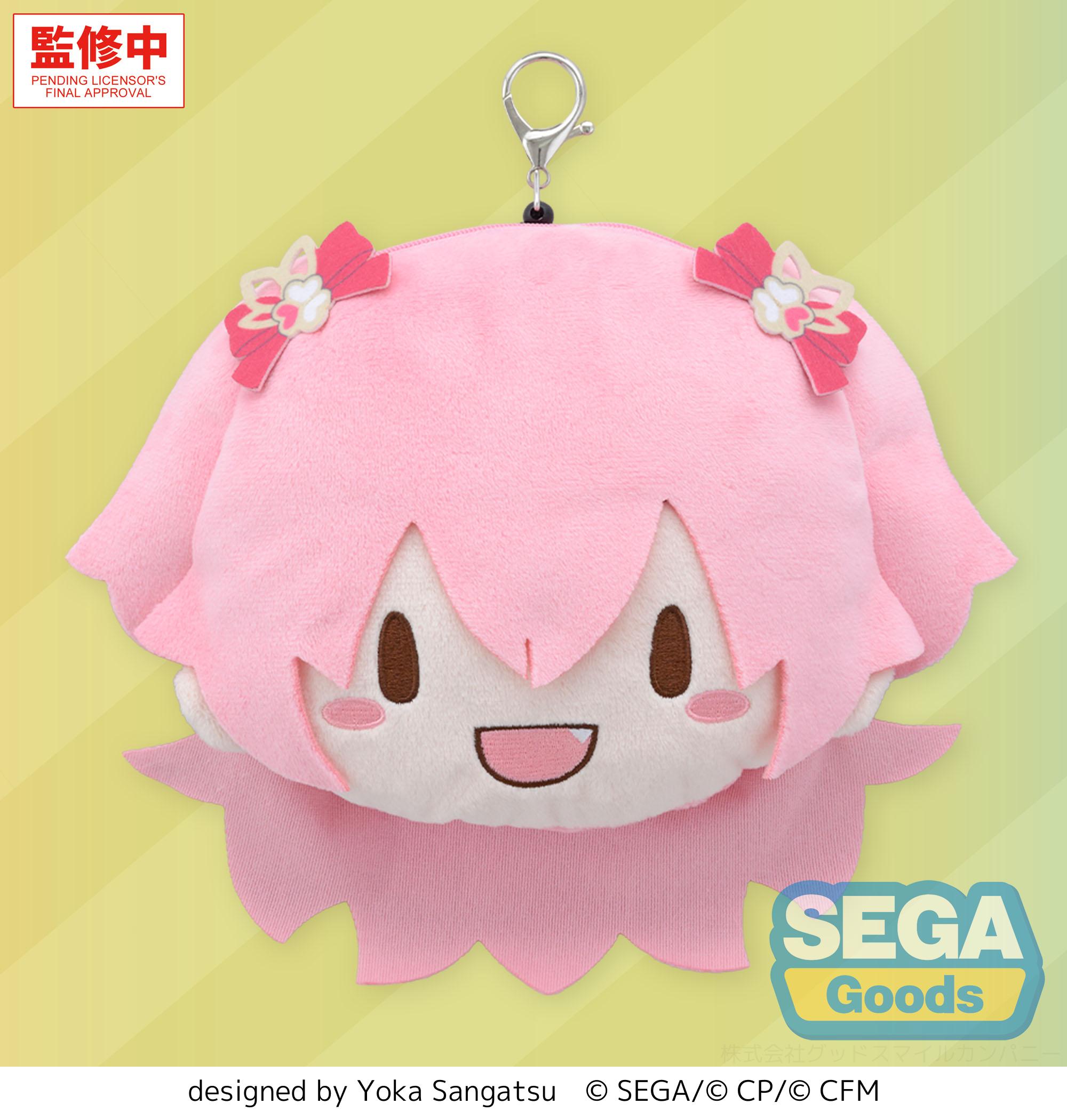 HATSUNE MIKU: COLORFUL STAGE! fuwa petit Face Pouch with Reel Airi Momoi