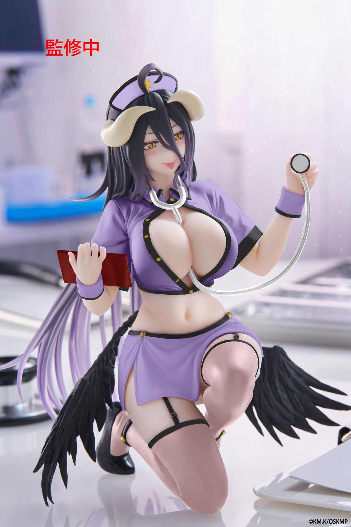 OVERLORD Desktop Cute Figure Albedo Nurse Ver Renewal
