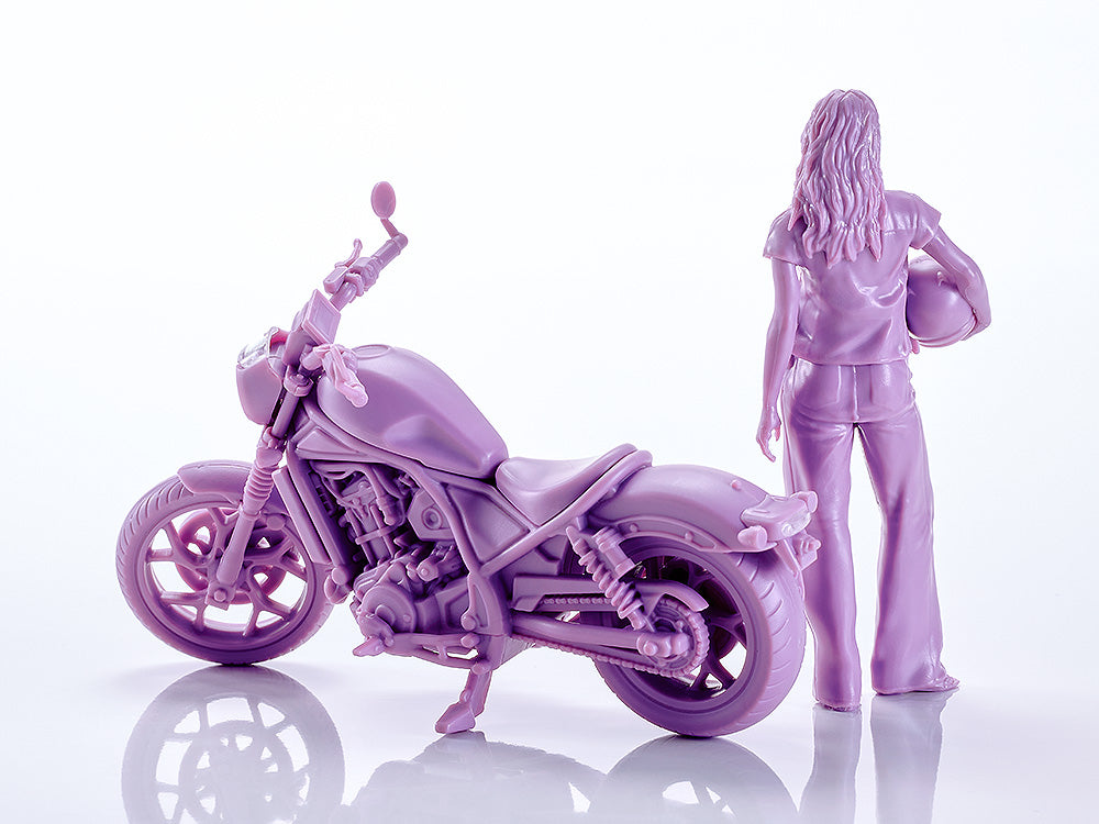 PLAMAX MF-101 Rider's portrait Honda Rebel 1100 Lavender
