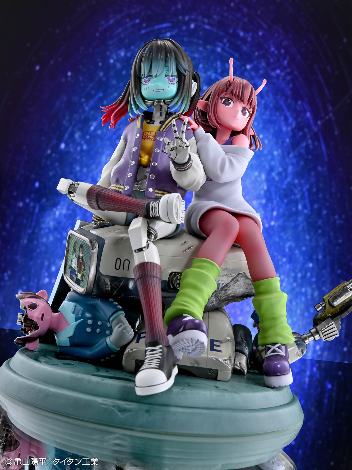 MILKY☆SUBWAY THE GALACTIC LIMITED EXPRESS Chiharu &amp; Makina Scale Figure