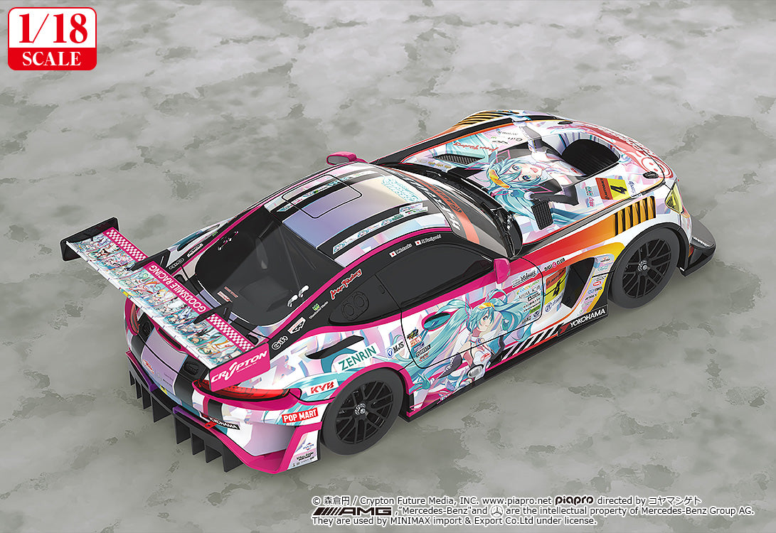 Hatsune Miku GT Project 1/18th Scale Good Smile Hatsune Miku AMG 2021 SUPER GT 100th Race Commemorative Ver (rerun)