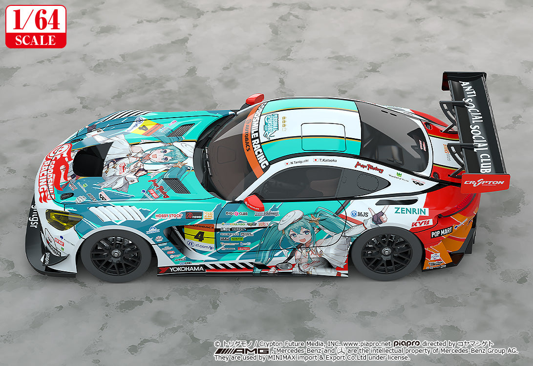 Hatsune Miku GT Project 1/64 Good Smile Hatsune Miku AMG 2023 Season Opening Ver (rerun)