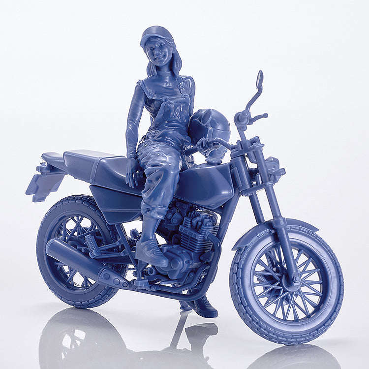 PLAMAX MF-103 Rider's portrait Honda FTR 223 Blue
