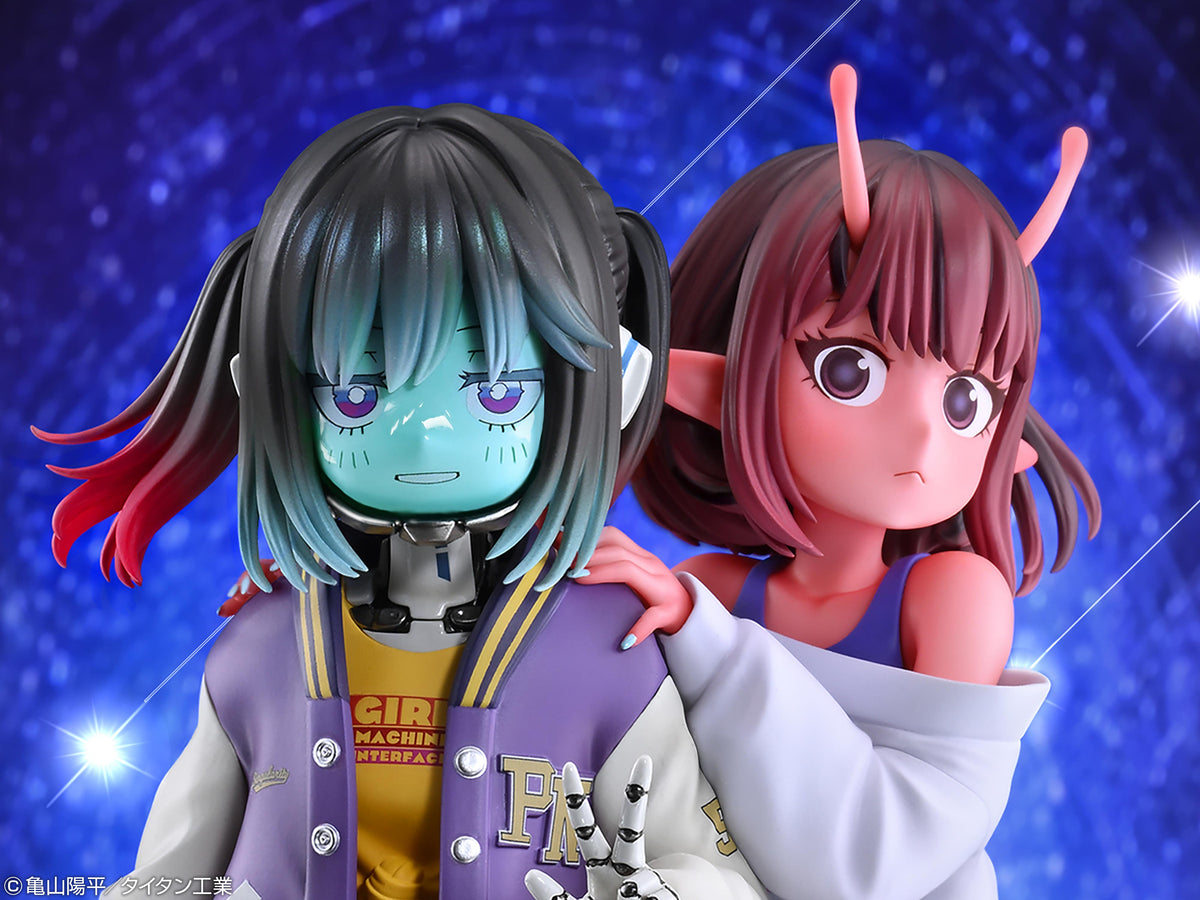 MILKY☆SUBWAY THE GALACTIC LIMITED EXPRESS Chiharu &amp; Makina Scale Figure