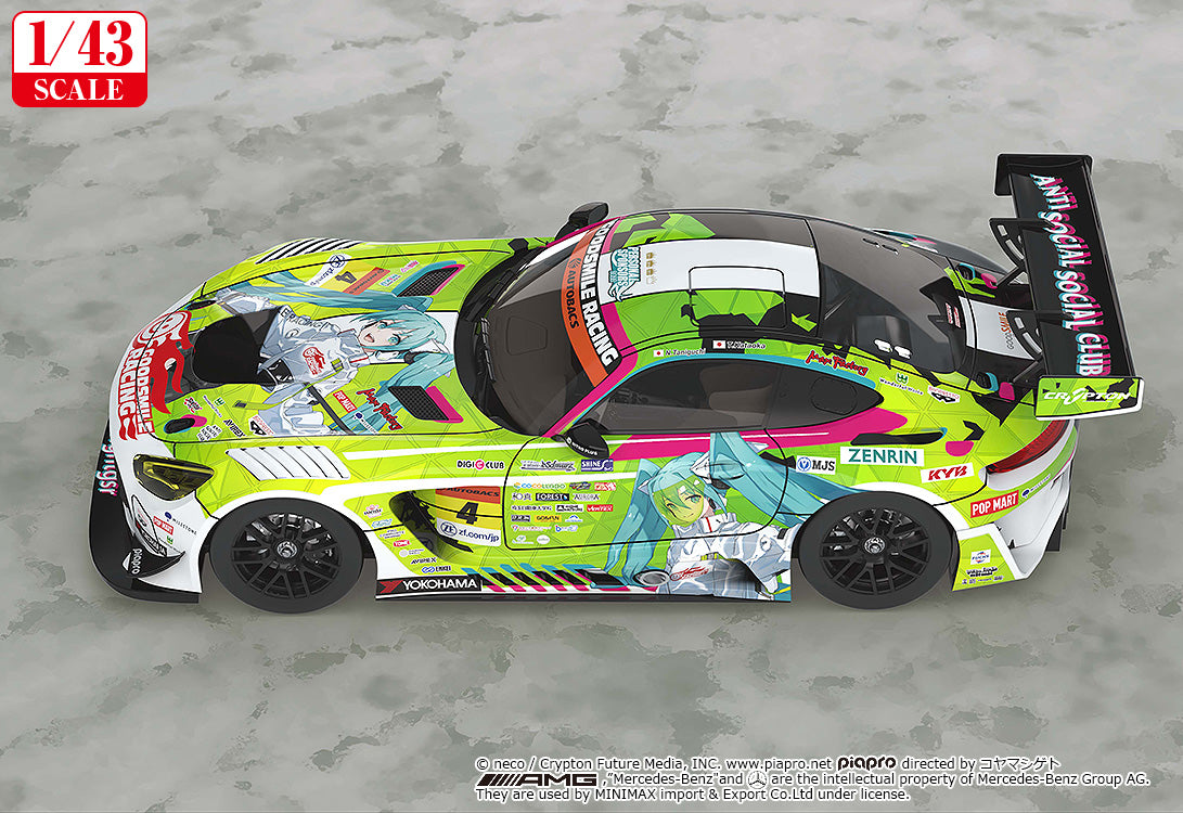 Hatsune Miku GT Project 1/43 Good Smile Hatsune Miku AMG 2022 Season Opening Ver (rerun)