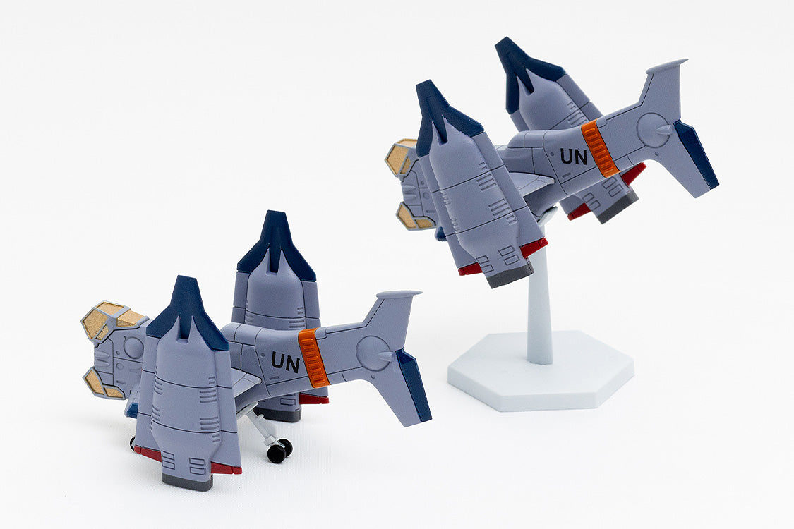 Rebuild of Evangelion SYUTO Tiny Scale 1/350 UNAF Close Air Support VTOL Aircraft YAGR-3B