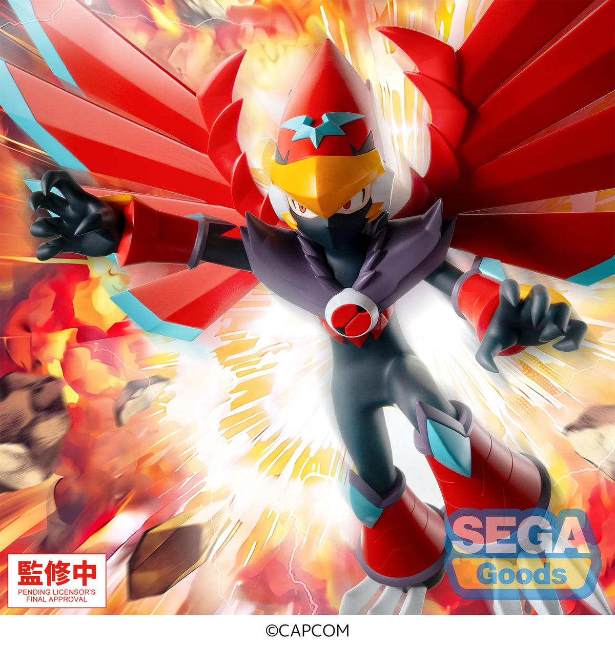 Mega Man Battle Network Luminasta Mega Man Falzar Beast