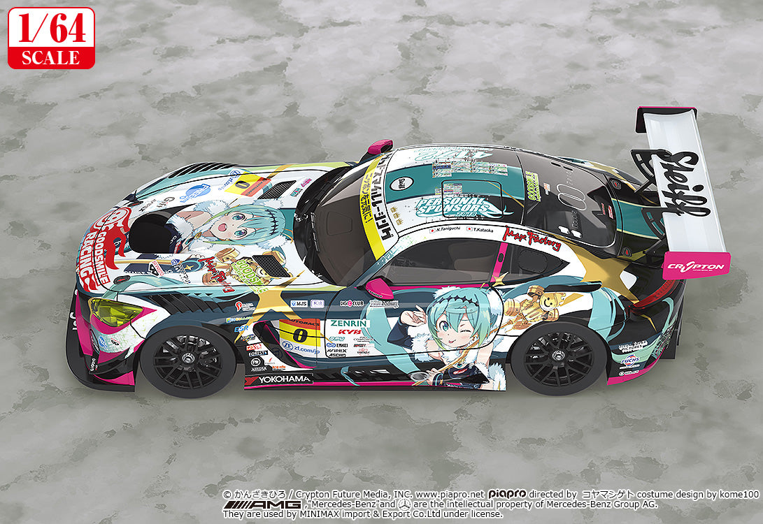 Hatsune Miku GT Project 1/64 Scale Good Smile Hatsune Miku AMG 2018 SUPER GT Ver (rerun)