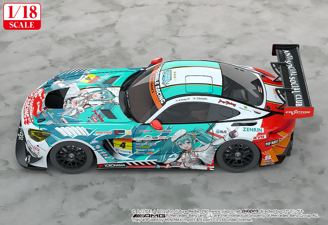 Hatsune Miku GT Project 1/18 Good Smile Hatsune Miku AMG 2023 Season Opening Ver (rerun)