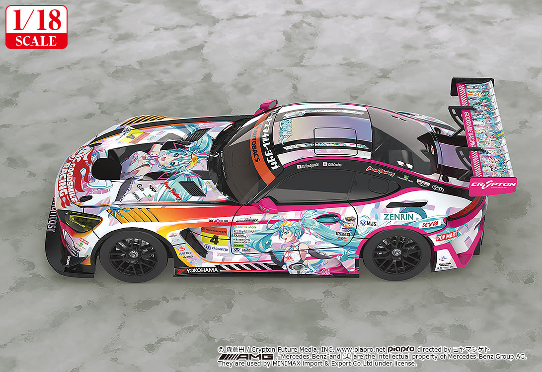 Hatsune Miku GT Project 1/18th Scale Good Smile Hatsune Miku AMG 2021 SUPER GT 100th Race Commemorative Ver (rerun)